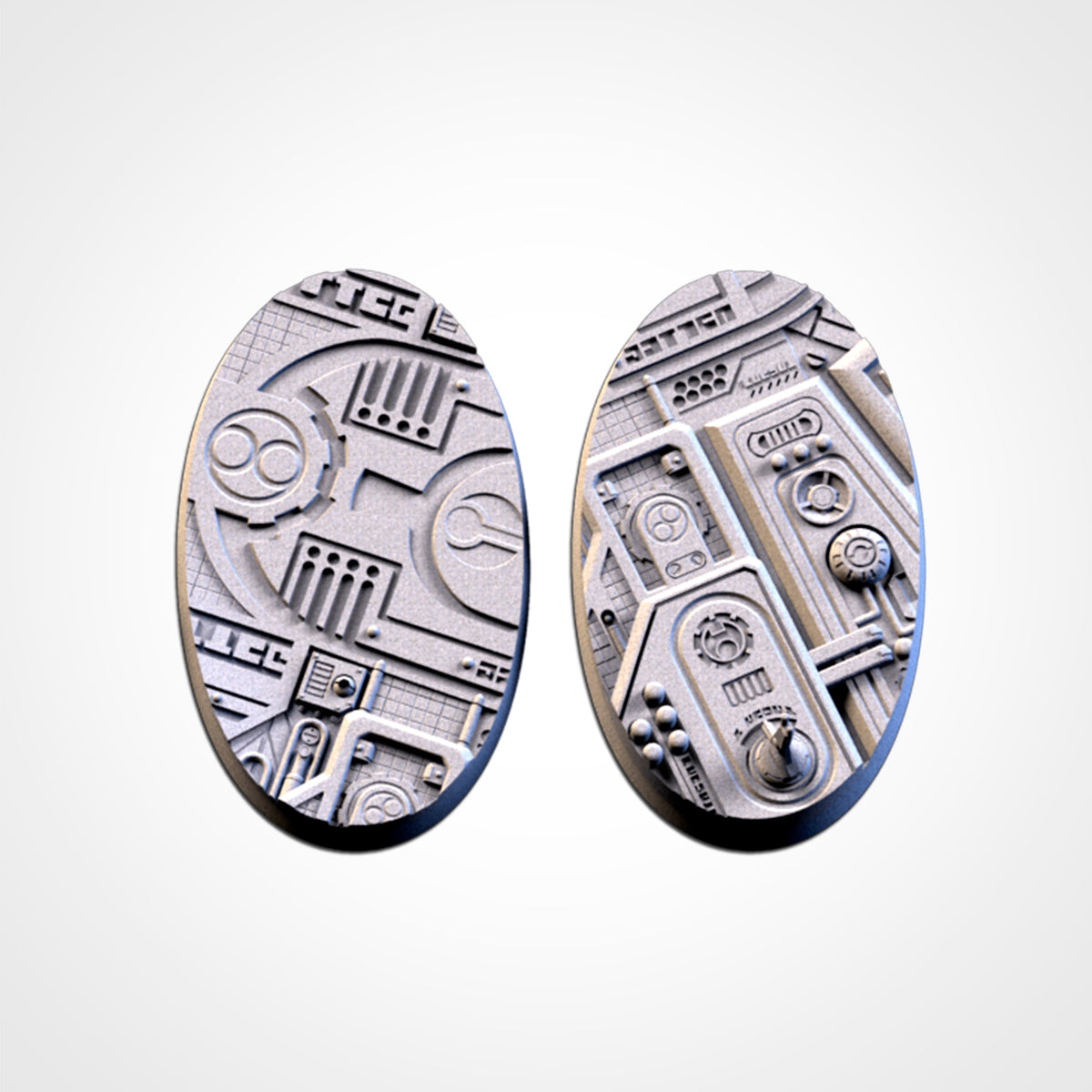 Xenos City-Basen | 25 mm | 32 mm | 40 mm | Txarli-Fabrik | Magnetisierbare, szenische, strukturierte Runde