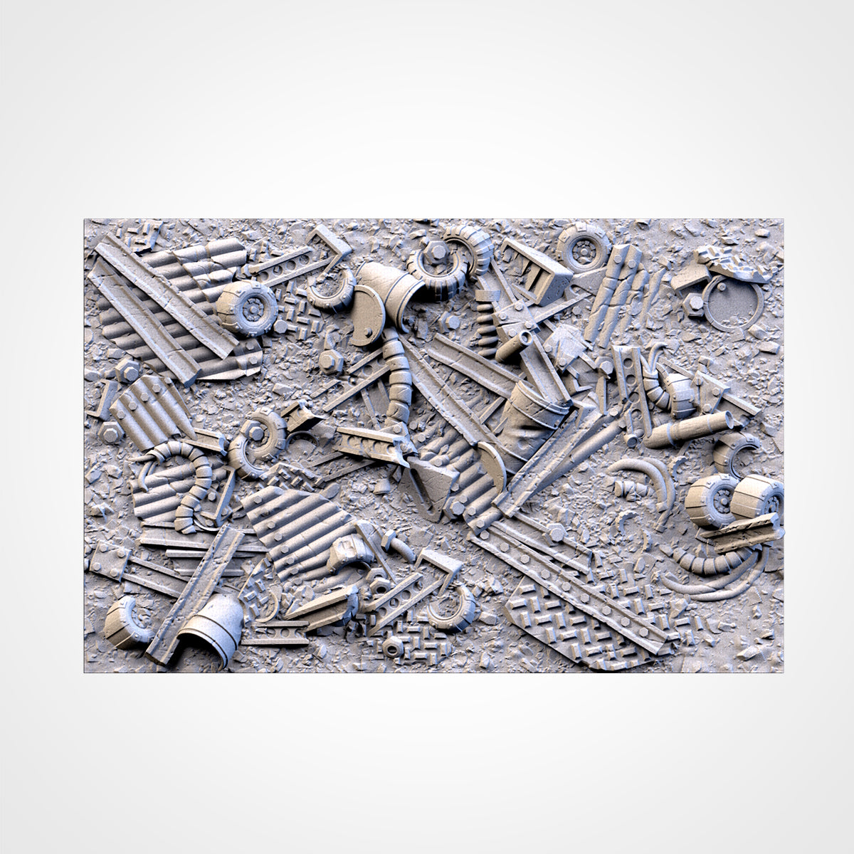 Scrap Bases | 25mm | 32mm | 40mm | Txarli Factory | Magnetizable Scenic Textured Round