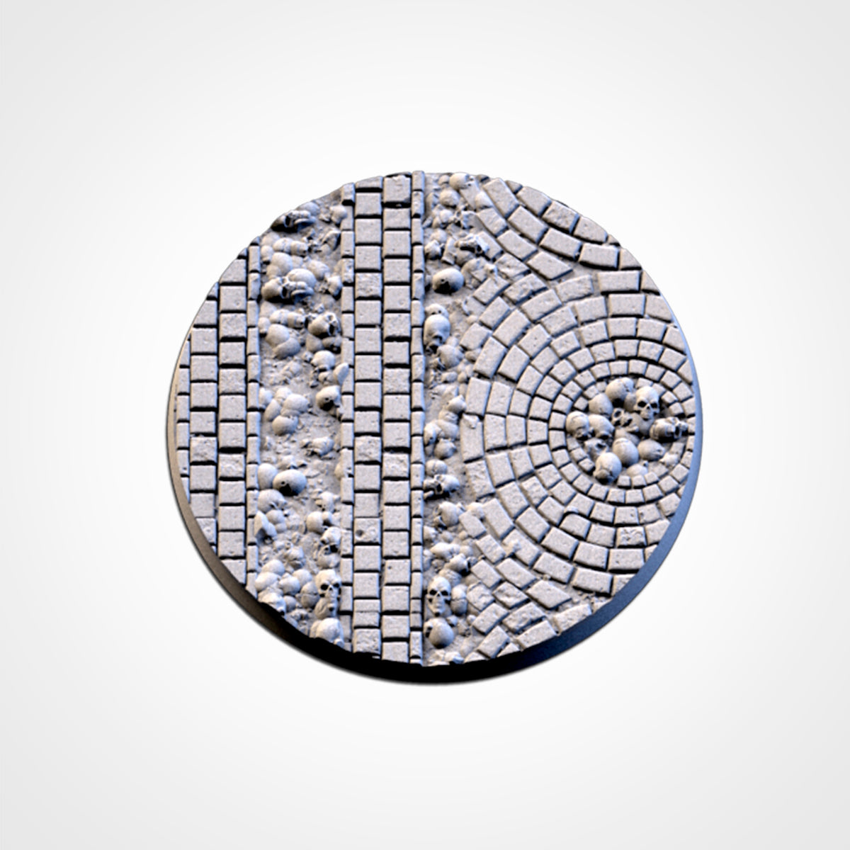 Medieval Road Bases | 25mm | 32mm | 40mm | Txarli Factory | Magnetizable Scenic Textured Round