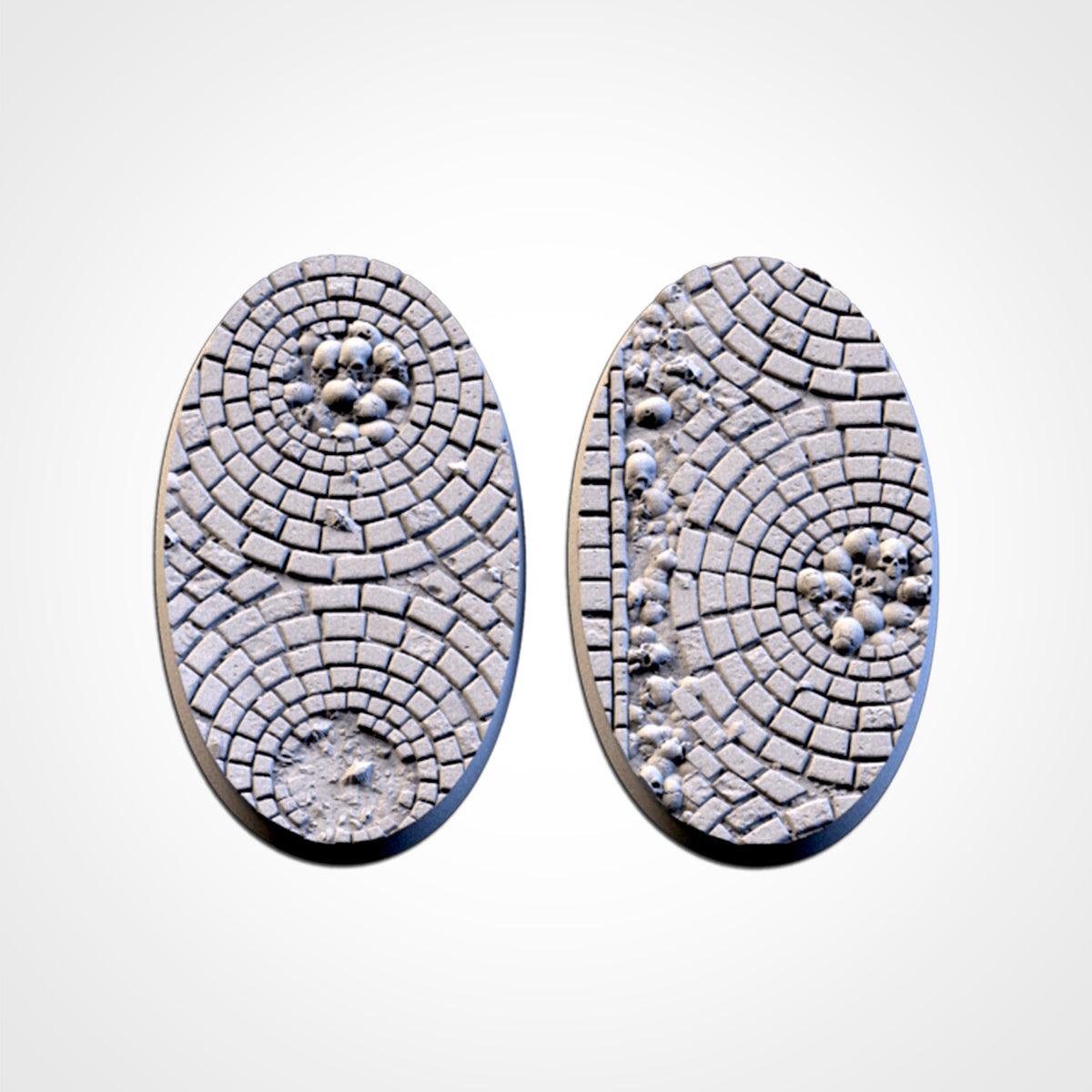 Medieval Road Bases | 25mm | 32mm | 40mm | Txarli Factory | Magnetizable Scenic Textured Round