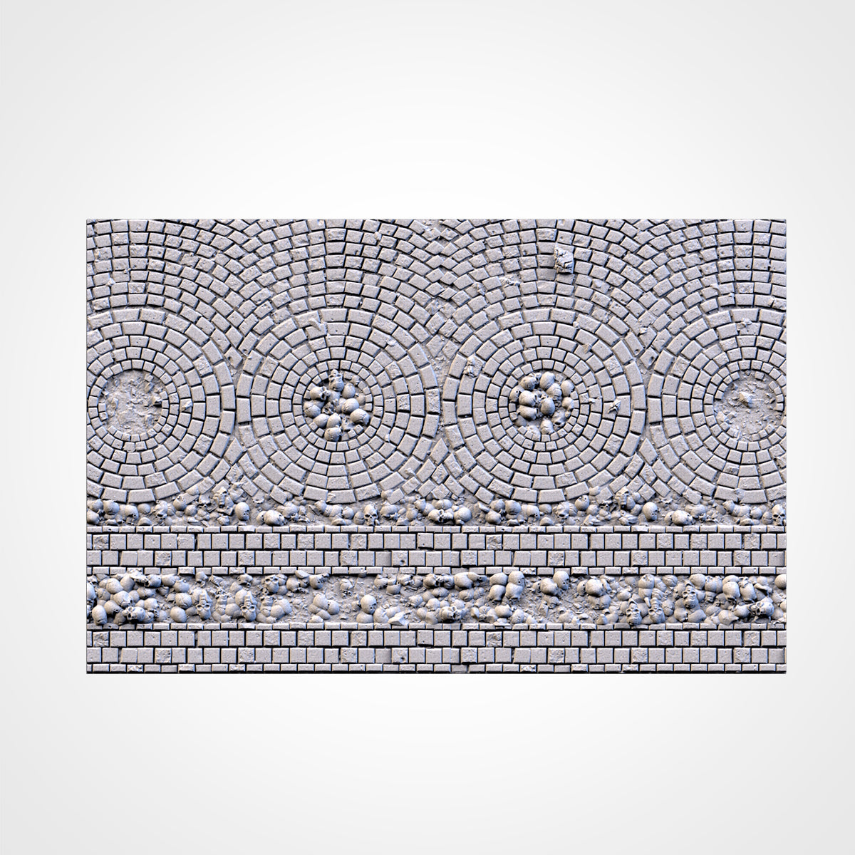 Medieval Road Bases | 25mm | 32mm | 40mm | Txarli Factory | Magnetizable Scenic Textured Round