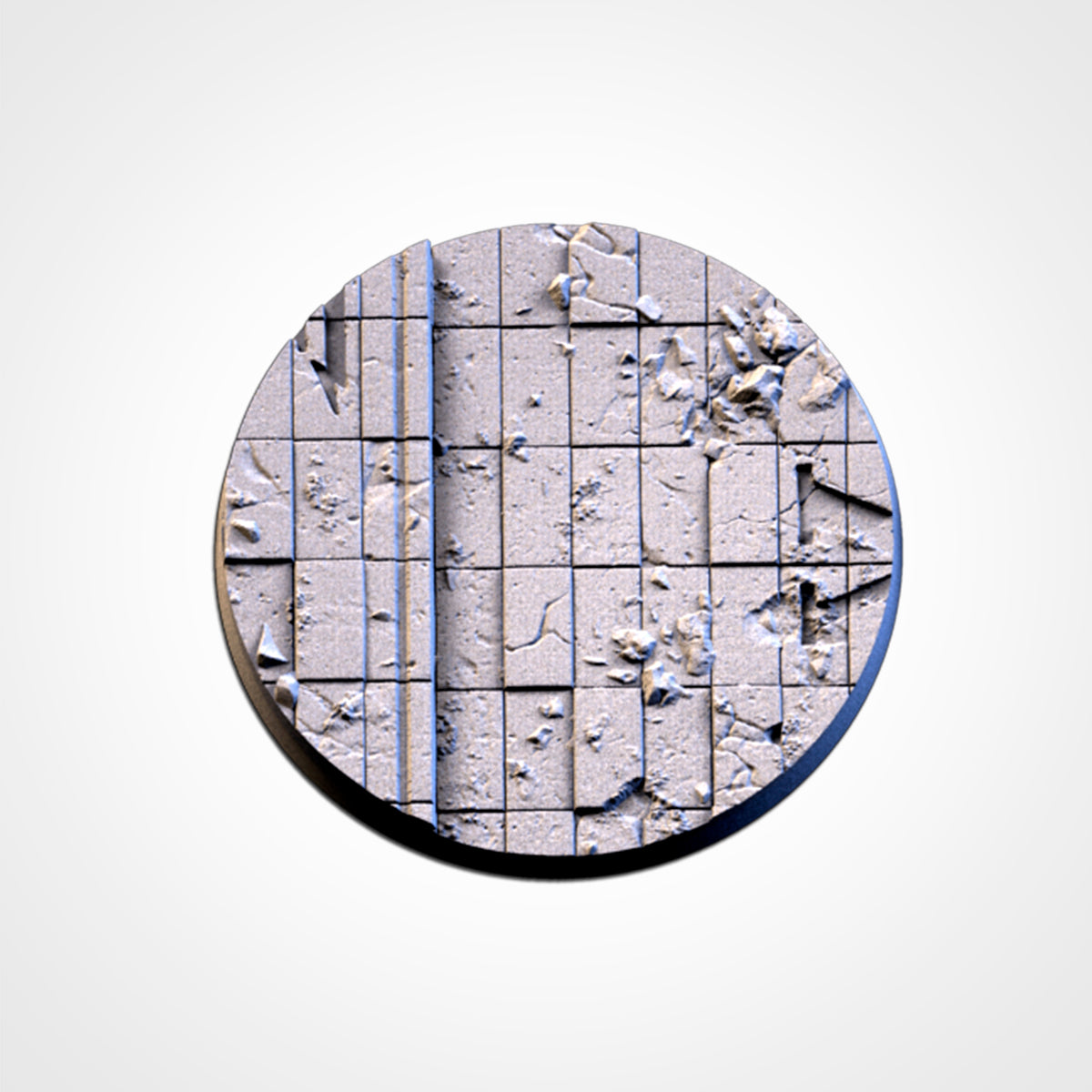 Bases del palacio en ruinas | 25 mm | 32 mm | 40 mm | Fábrica de Txarli | Redondo texturizado escénico magnetizable