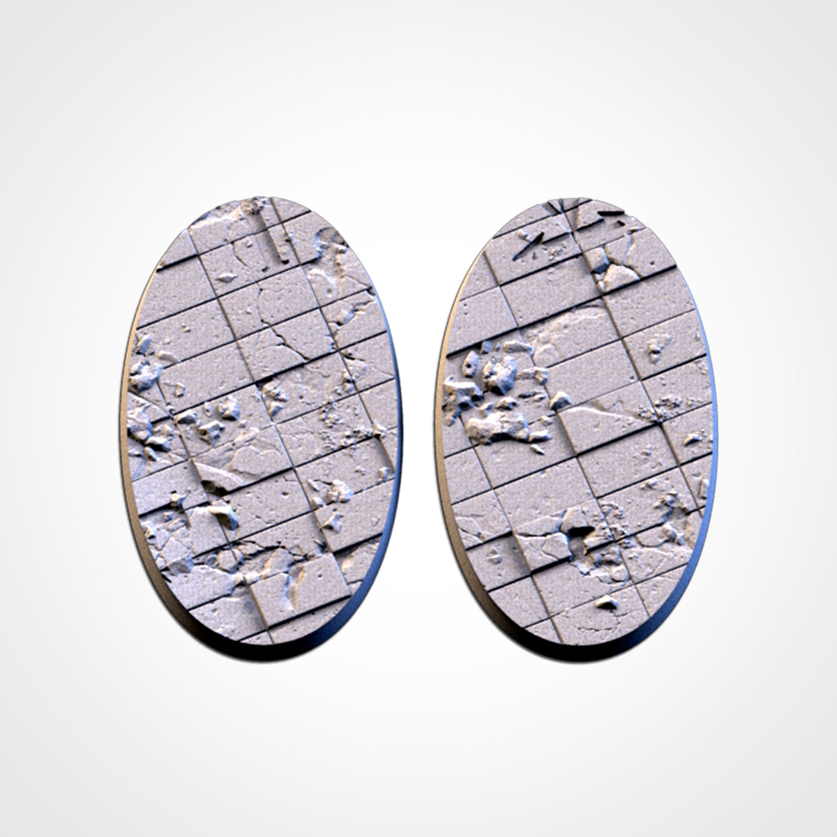 Bases del palacio en ruinas | 25 mm | 32 mm | 40 mm | Fábrica de Txarli | Redondo texturizado escénico magnetizable