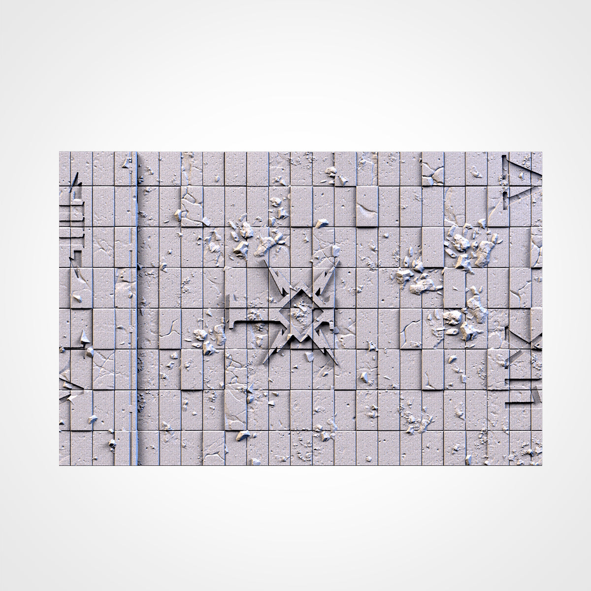 Bases del palacio en ruinas | 25 mm | 32 mm | 40 mm | Fábrica de Txarli | Redondo texturizado escénico magnetizable