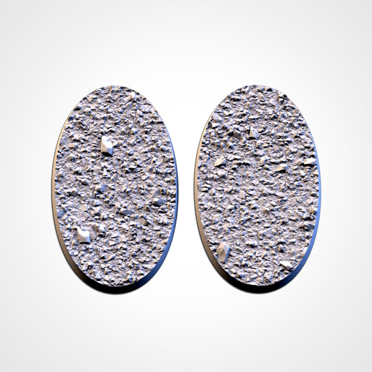 Heavy Gravel Bases | 25mm | 32mm | 40mm | Txarli Factory | Magnetizable Scenic Textured Round