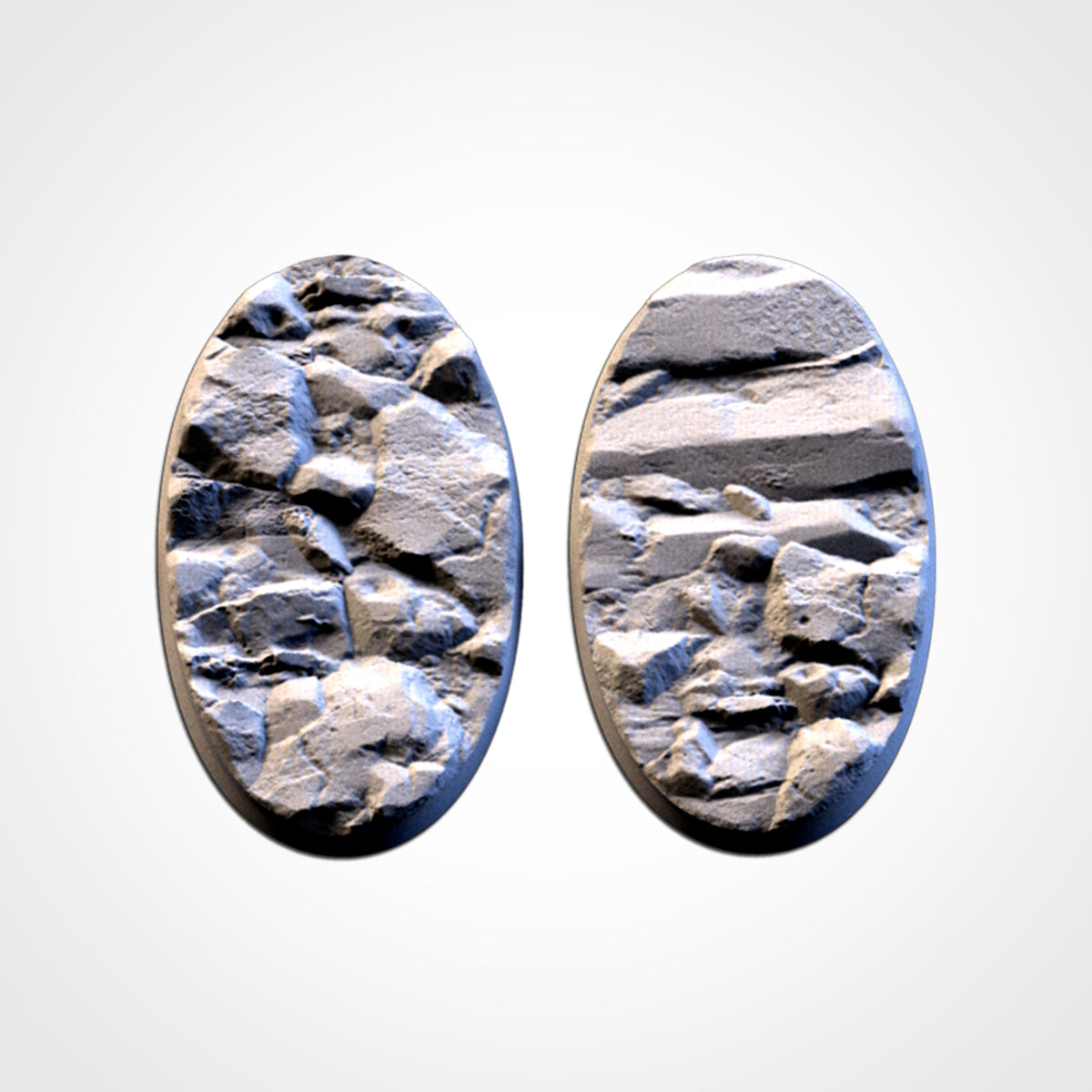 Stony Bases | 25mm | 32mm | 40mm | Txarli Factory | Magnetizable Scenic Textured Round