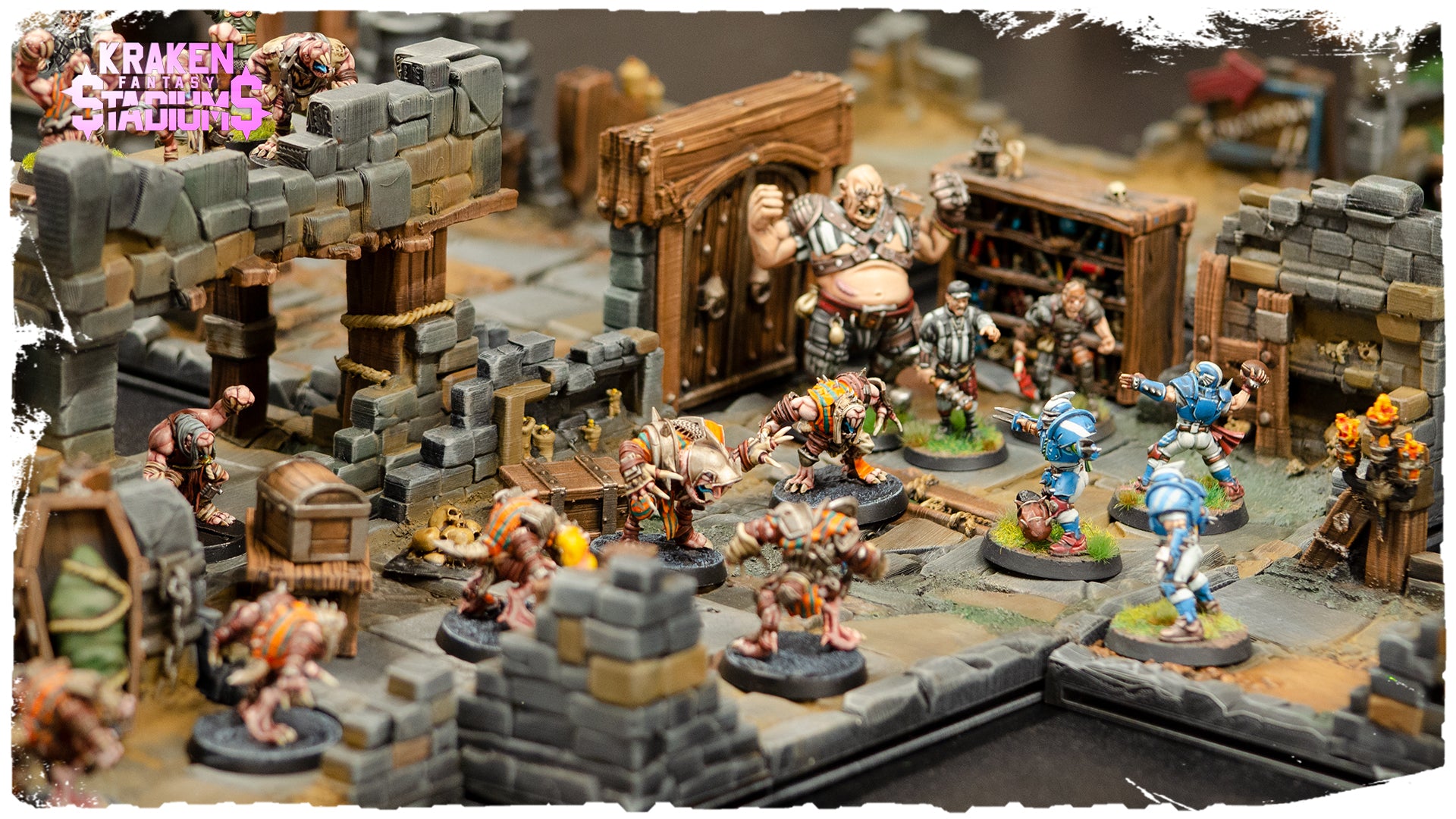 The Molemen – Ratmen Sevens Fantasy Football Team – 8 Spieler – Kraken 3D Studios