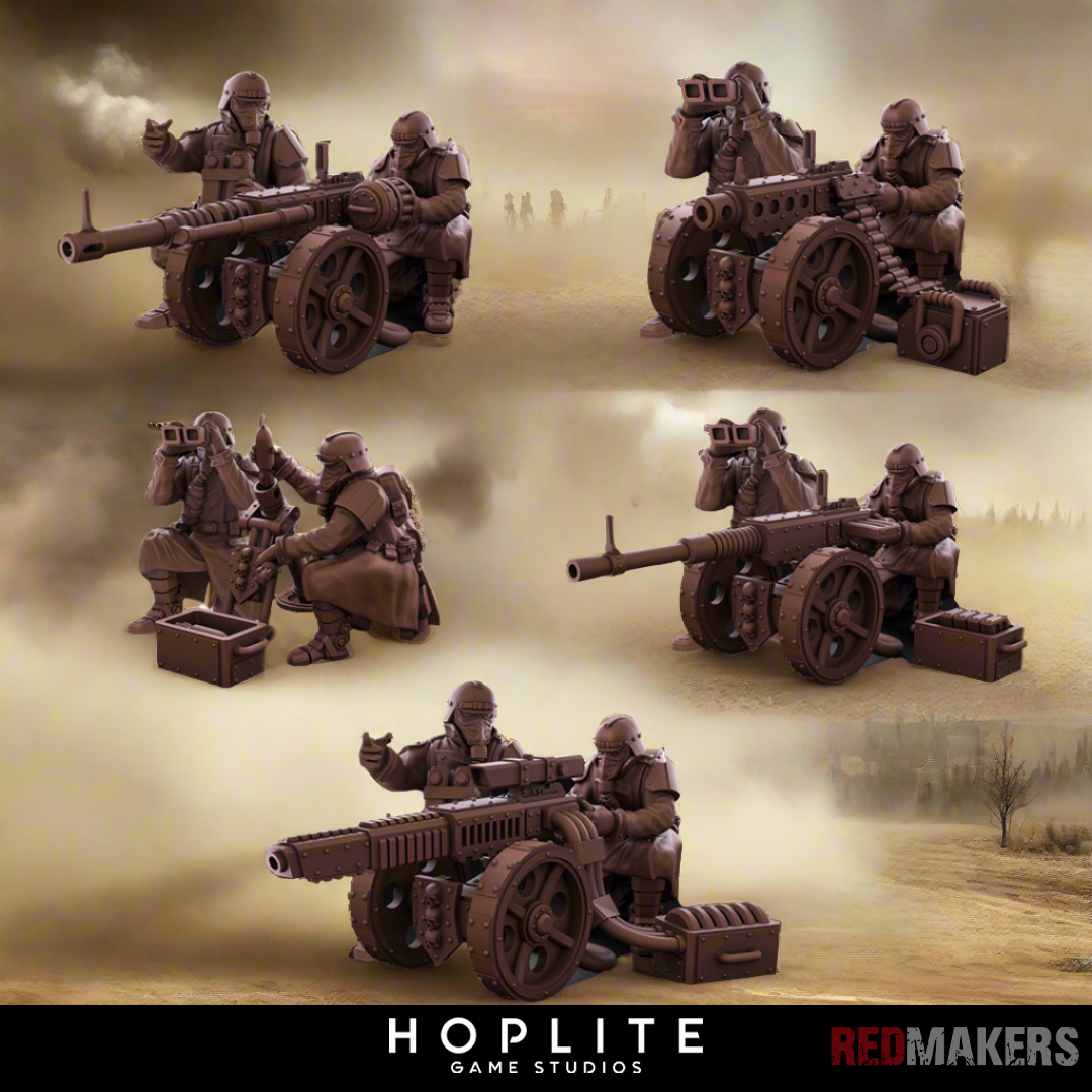 División de la Muerte: Equipo Bólter Pesado | Krieg | Cuerpos de trincheras | Legión de Acero | Redmakers