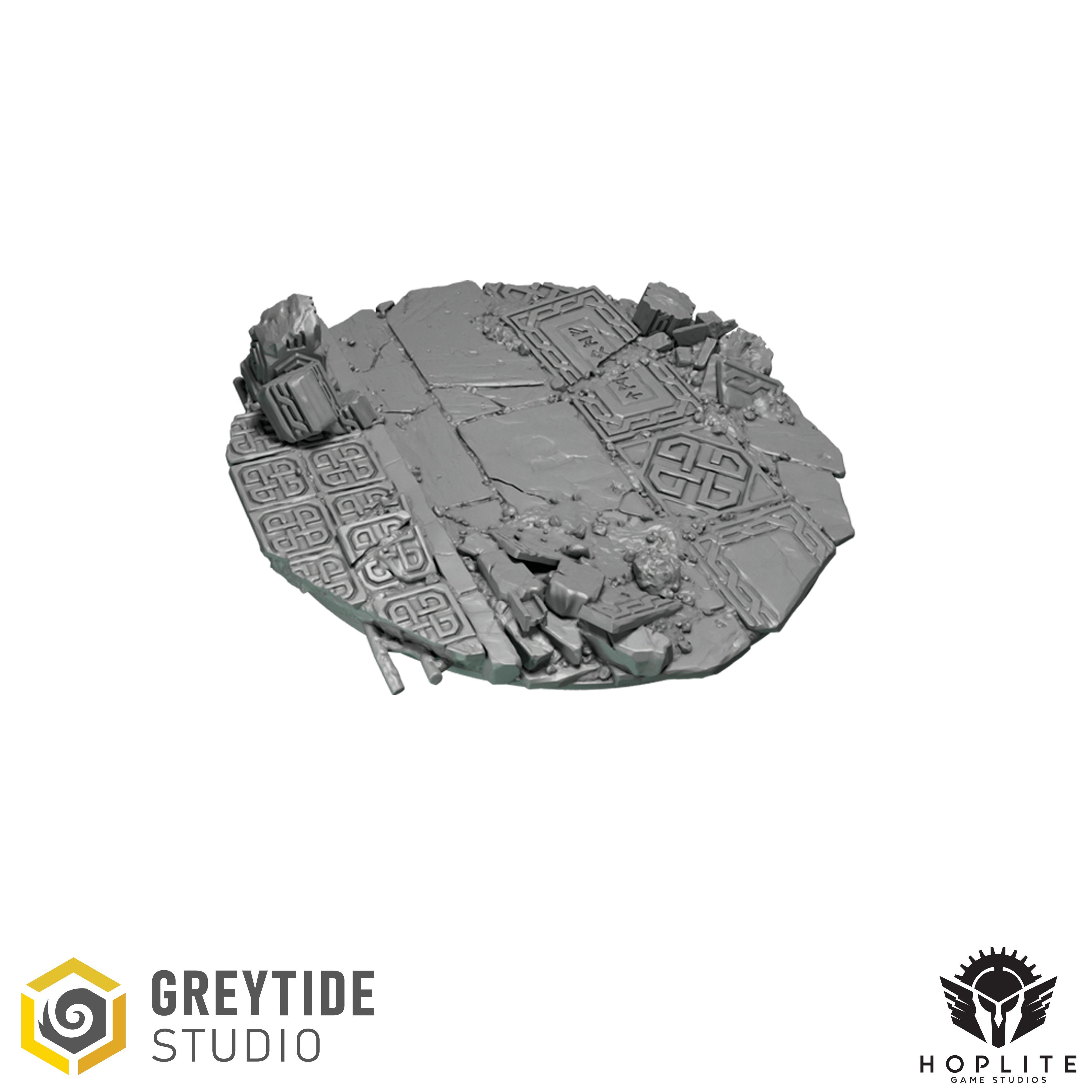 Adornos de base primarios 90 mm (x1) | Estudios de marea gris | Sabuesos primigenios | Piezas y brocas de conversión