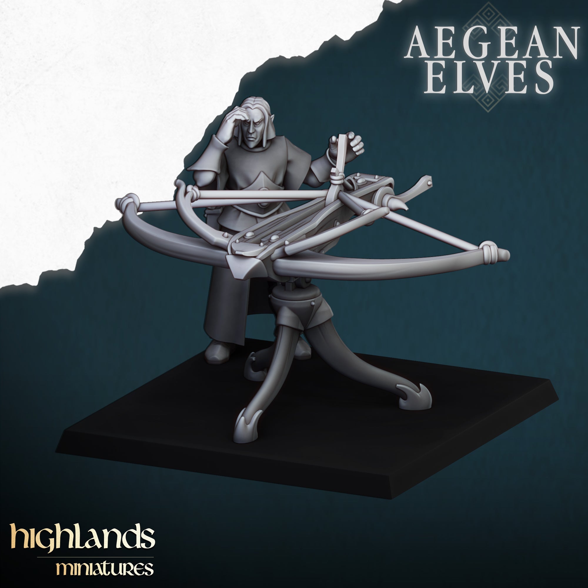 Balista de elfos de Agean - Highlands Miniatures