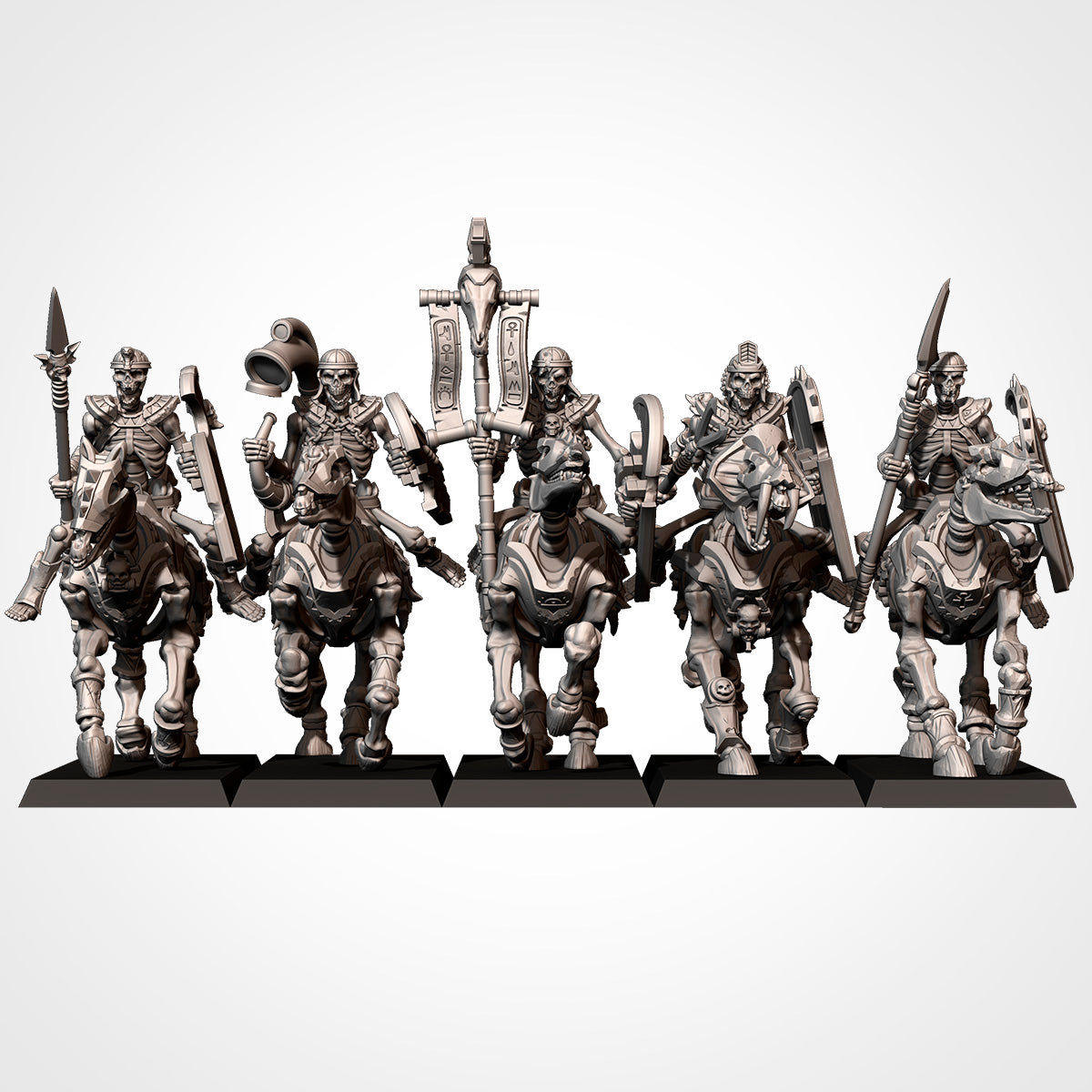 Schwere Skelettkavallerie – Armies of the Sands | Txarli-Fabrik