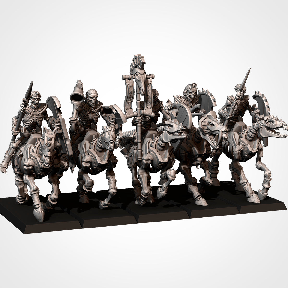 Schwere Skelettkavallerie – Armies of the Sands | Txarli-Fabrik