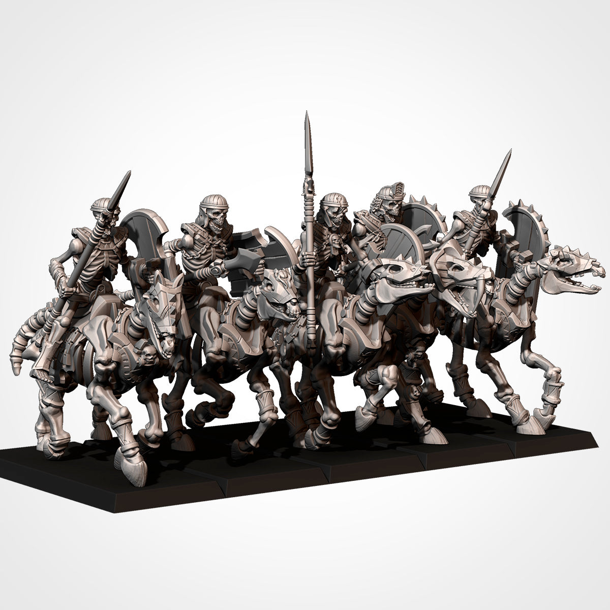 Schwere Skelettkavallerie – Armies of the Sands | Txarli-Fabrik
