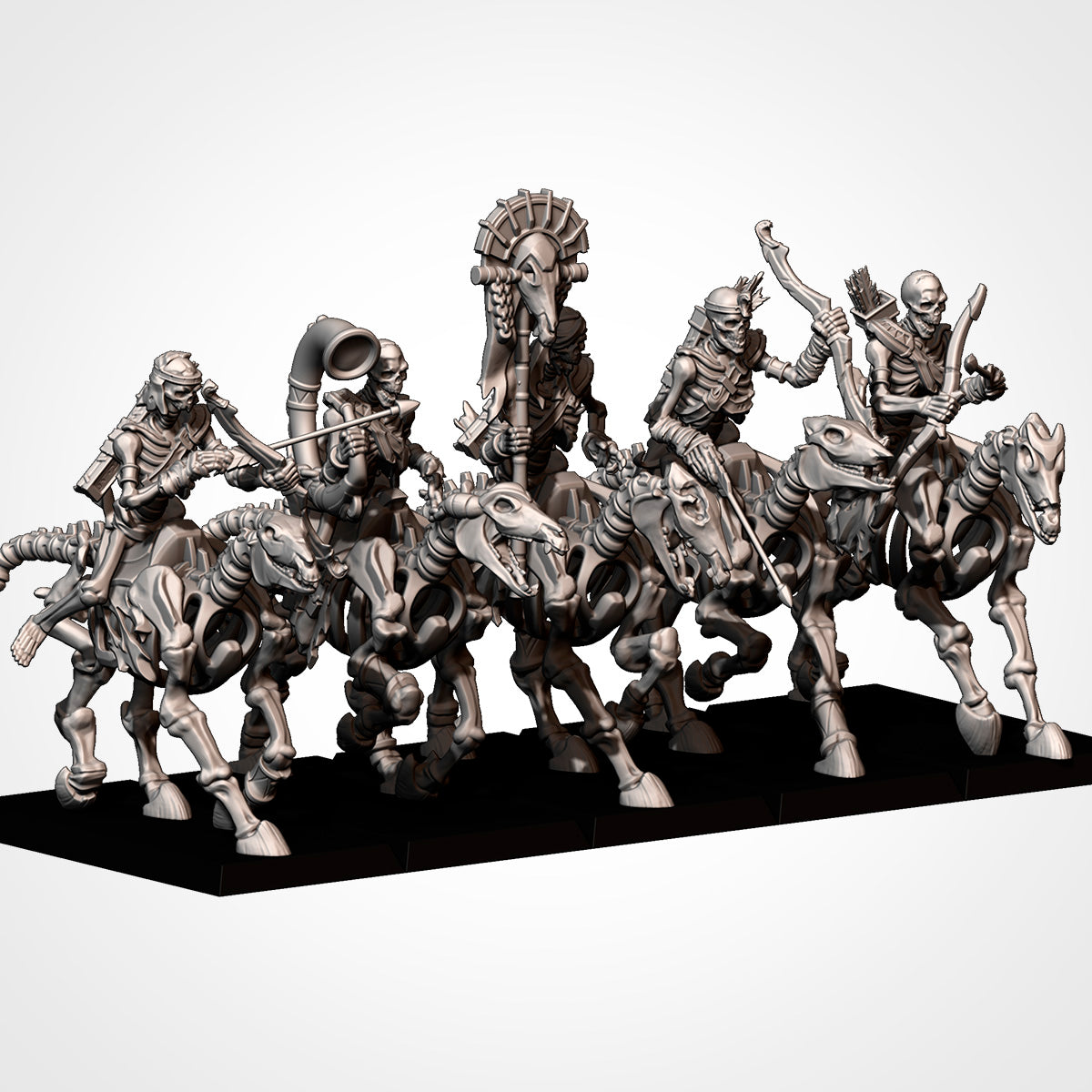 Leichte Skelettkavallerie – Armies of the Sands | Txarli-Fabrik