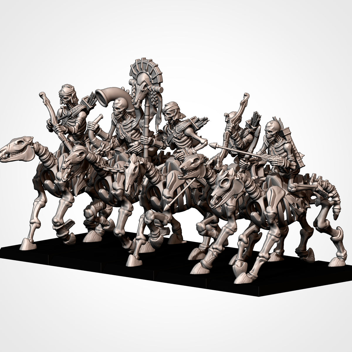 Leichte Skelettkavallerie – Armies of the Sands | Txarli-Fabrik