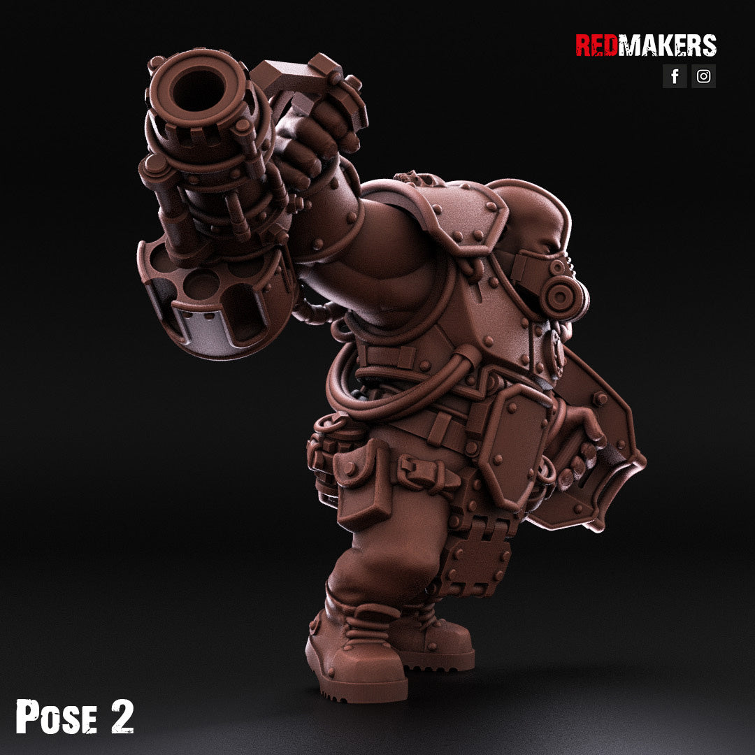 Fuerzas Imperiales - Gigantes abhumanos con armadura pesada | Guardia Imperial | Redmakers