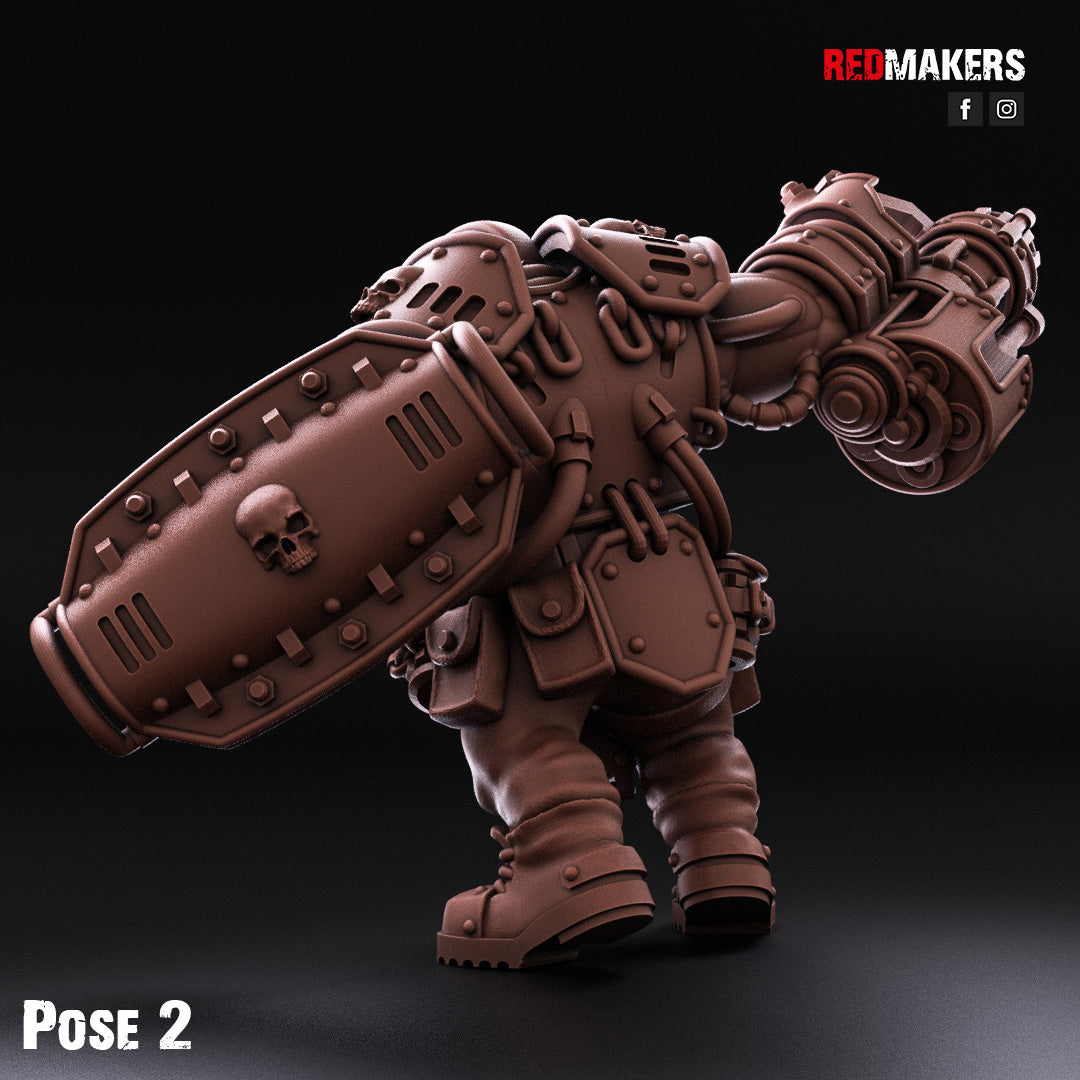 Fuerzas Imperiales - Gigantes abhumanos con armadura pesada | Guardia Imperial | Redmakers