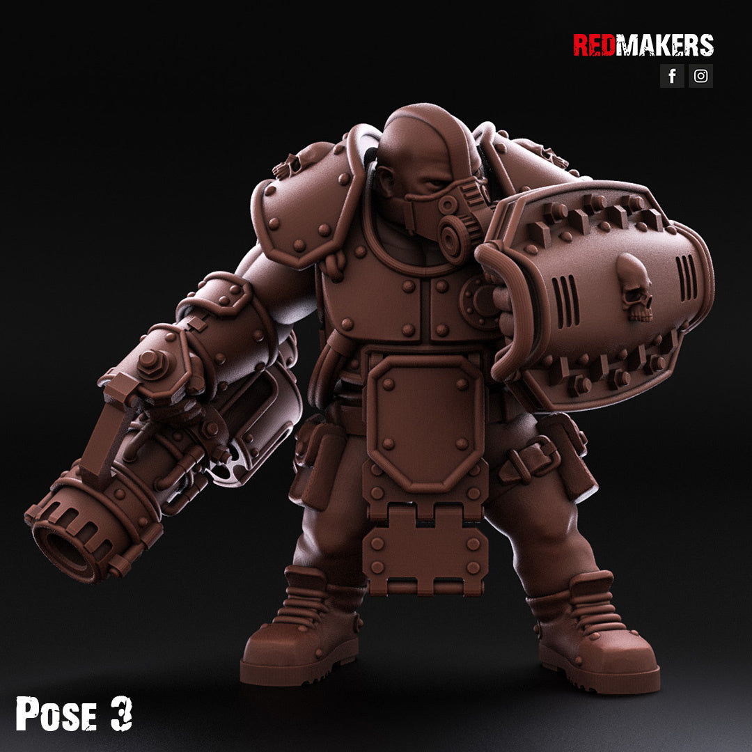 Fuerzas Imperiales - Gigantes abhumanos con armadura pesada | Guardia Imperial | Redmakers