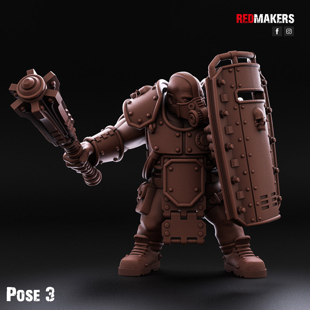 Fuerzas Imperiales - Gigantes abhumanos con armadura pesada | Guardia Imperial | Redmakers