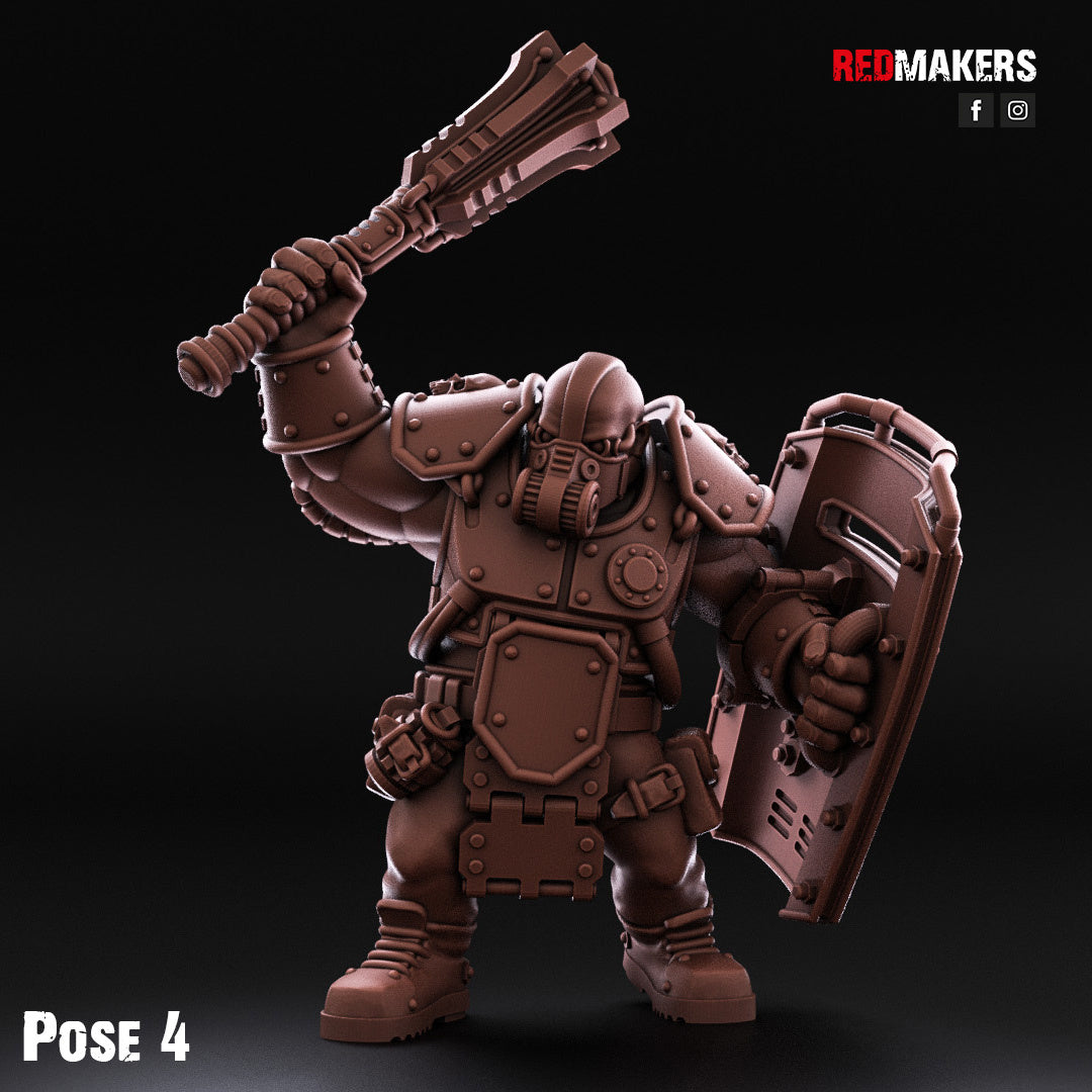 Fuerzas Imperiales - Gigantes abhumanos con armadura pesada | Guardia Imperial | Redmakers