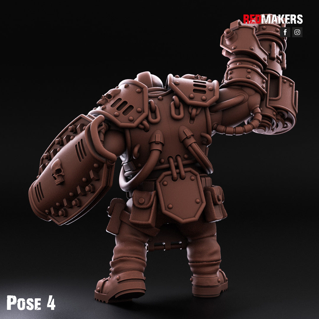 Fuerzas Imperiales - Gigantes abhumanos con armadura pesada | Guardia Imperial | Redmakers