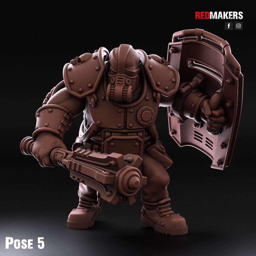 Fuerzas Imperiales - Gigantes abhumanos con armadura pesada | Guardia Imperial | Redmakers