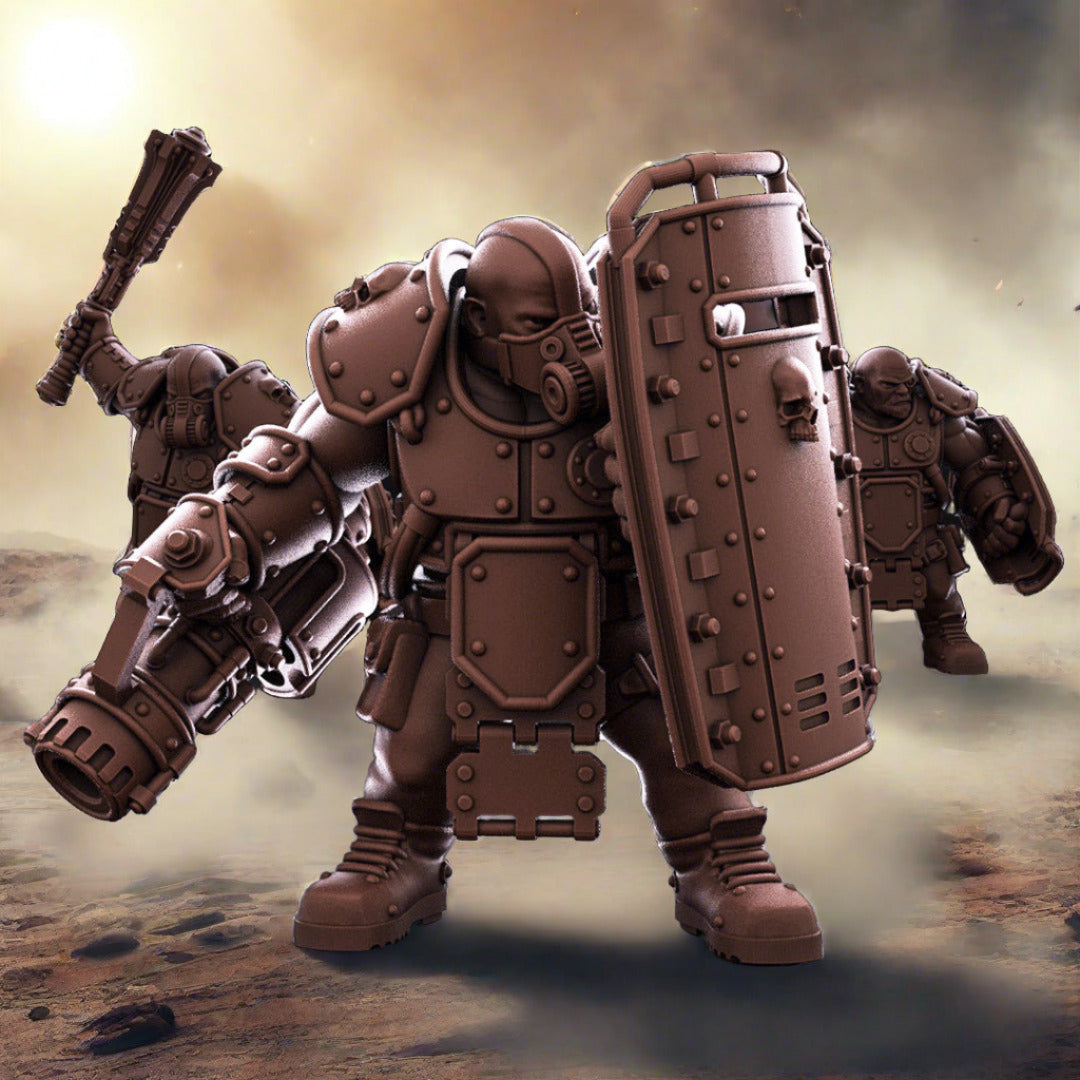 Fuerzas Imperiales - Gigantes abhumanos con armadura pesada | Guardia Imperial | Redmakers
