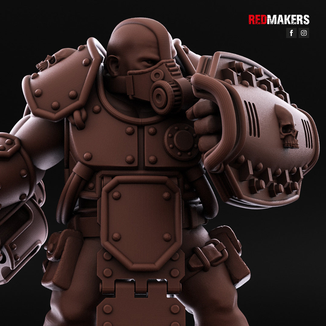 Fuerzas Imperiales - Gigantes abhumanos con armadura pesada | Guardia Imperial | Redmakers