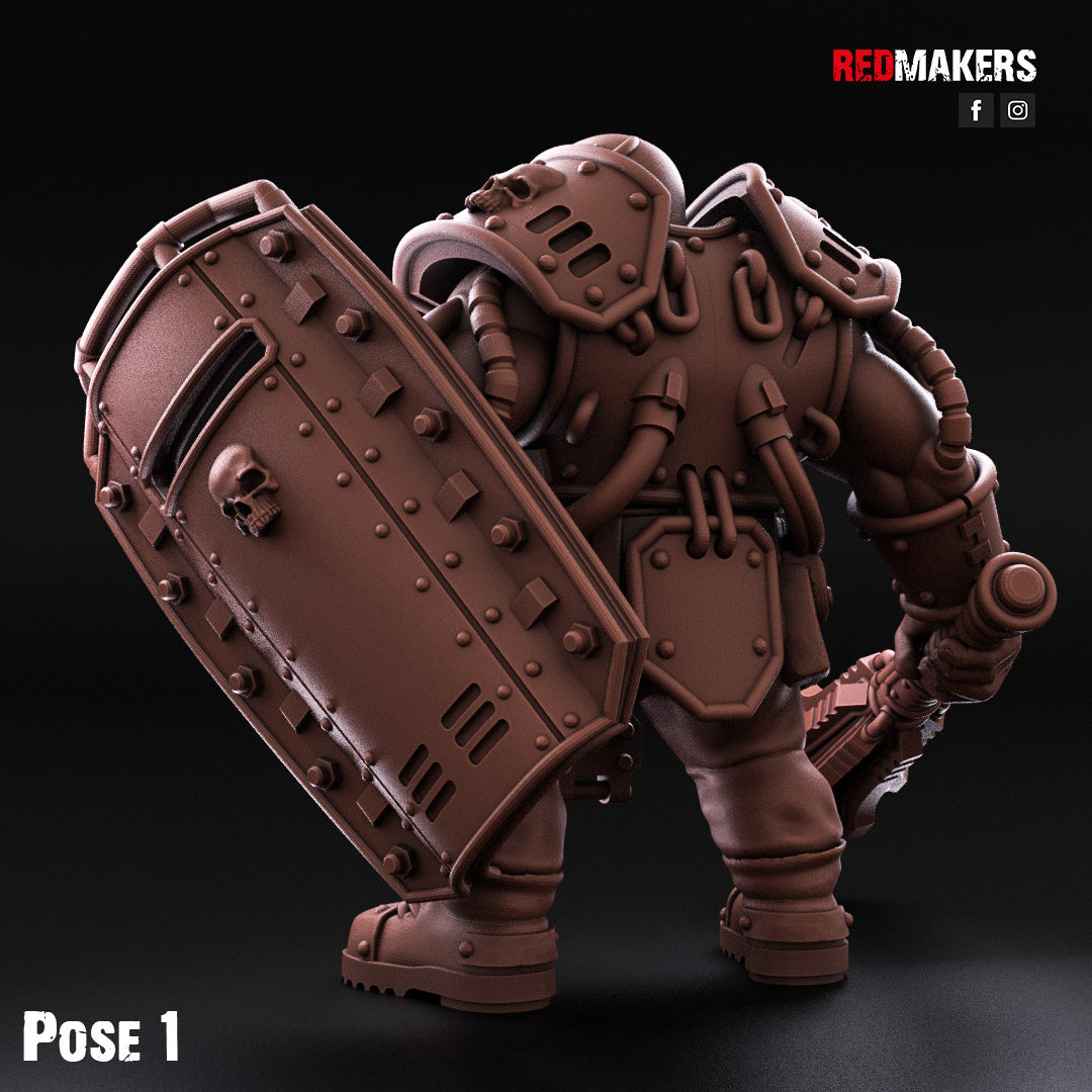 Fuerzas Imperiales - Gigantes abhumanos con armadura pesada | Guardia Imperial | Redmakers