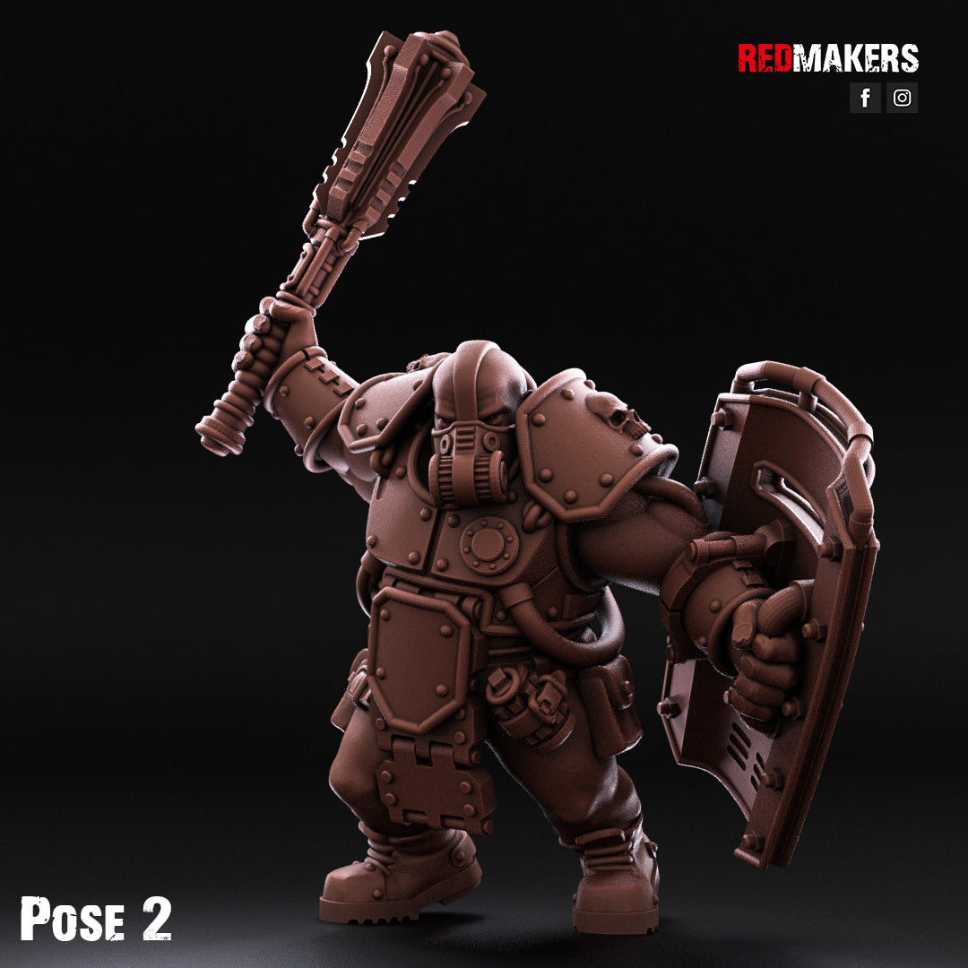 Fuerzas Imperiales - Gigantes abhumanos con armadura pesada | Guardia Imperial | Redmakers