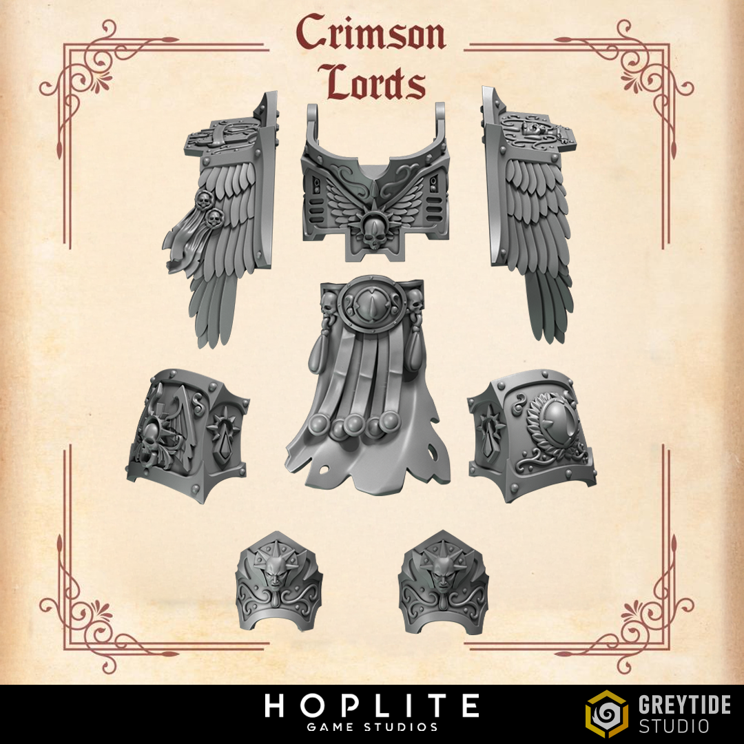 Armadura antigua, terrorífica - Crimson Lords | Grey Tide Studio | Piezas y accesorios de conversión