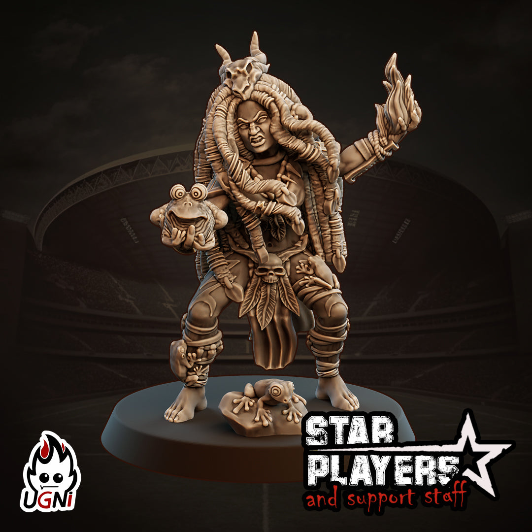 Arielle Venehex - Jugadora estrella de Amazon - Fantasy Football - Miniaturas Ugni