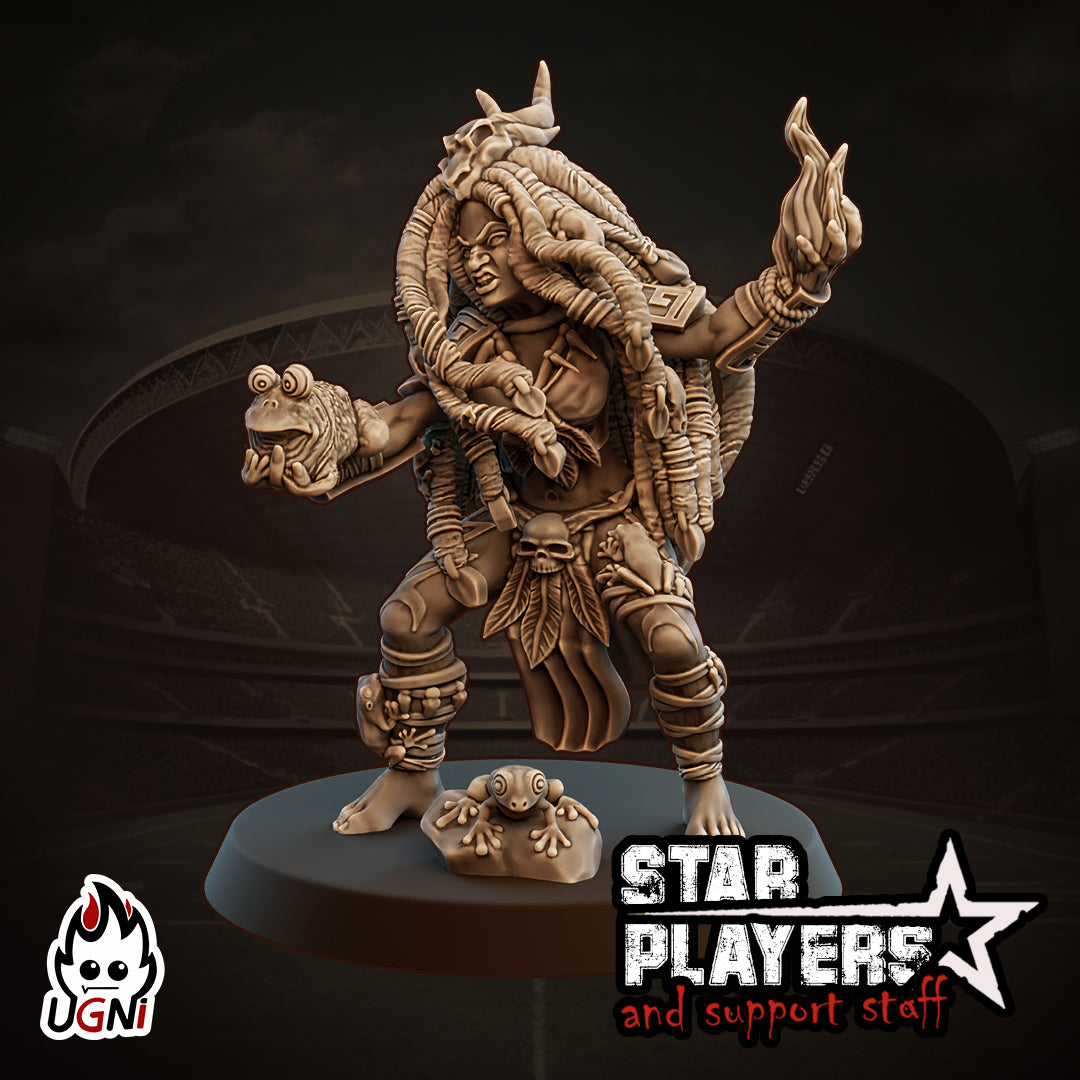 Arielle Venehex - Jugadora estrella de Amazon - Fantasy Football - Miniaturas Ugni
