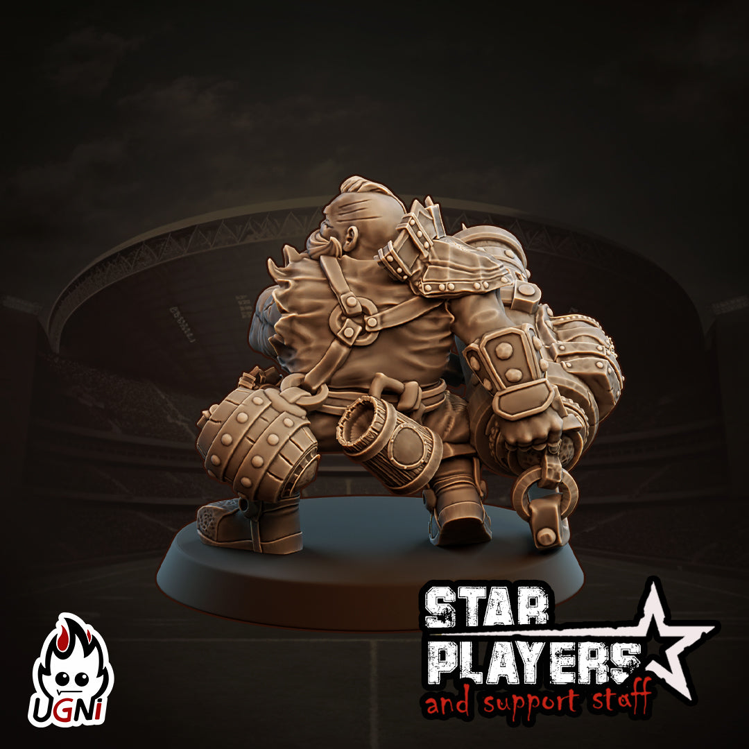 Baruk - Jugador estrella enano - Fantasy Football - Miniaturas Ugni