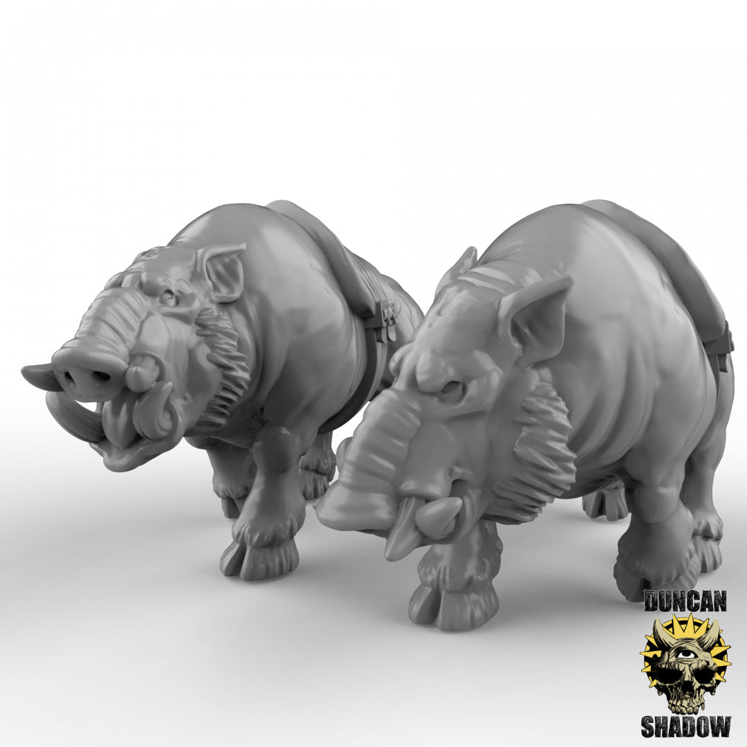 Beastmen Chariot | Duncan Shadow | Compatible with Dungeons & Dragons and Pathfinder