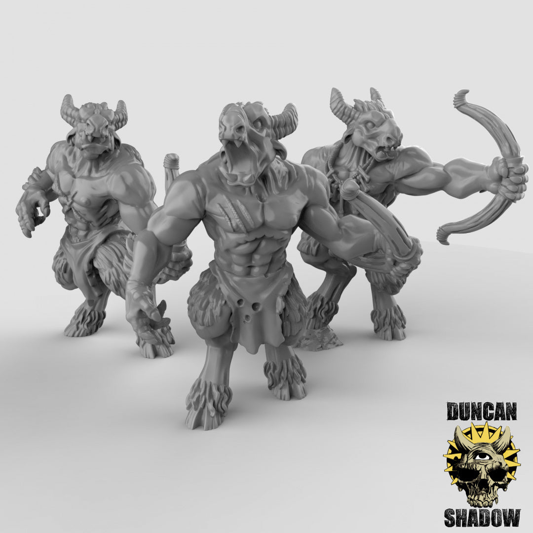 Beastmen, Multipart Kit | Duncan Shadow | Compatible with Dungeons & Dragons and Pathfinder