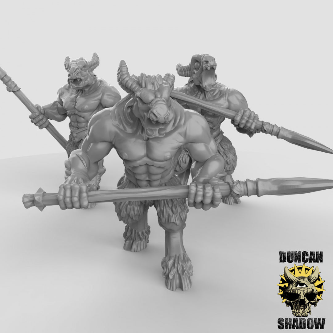 Beastmen, Multipart Kit | Duncan Shadow | Compatible with Dungeons & Dragons and Pathfinder