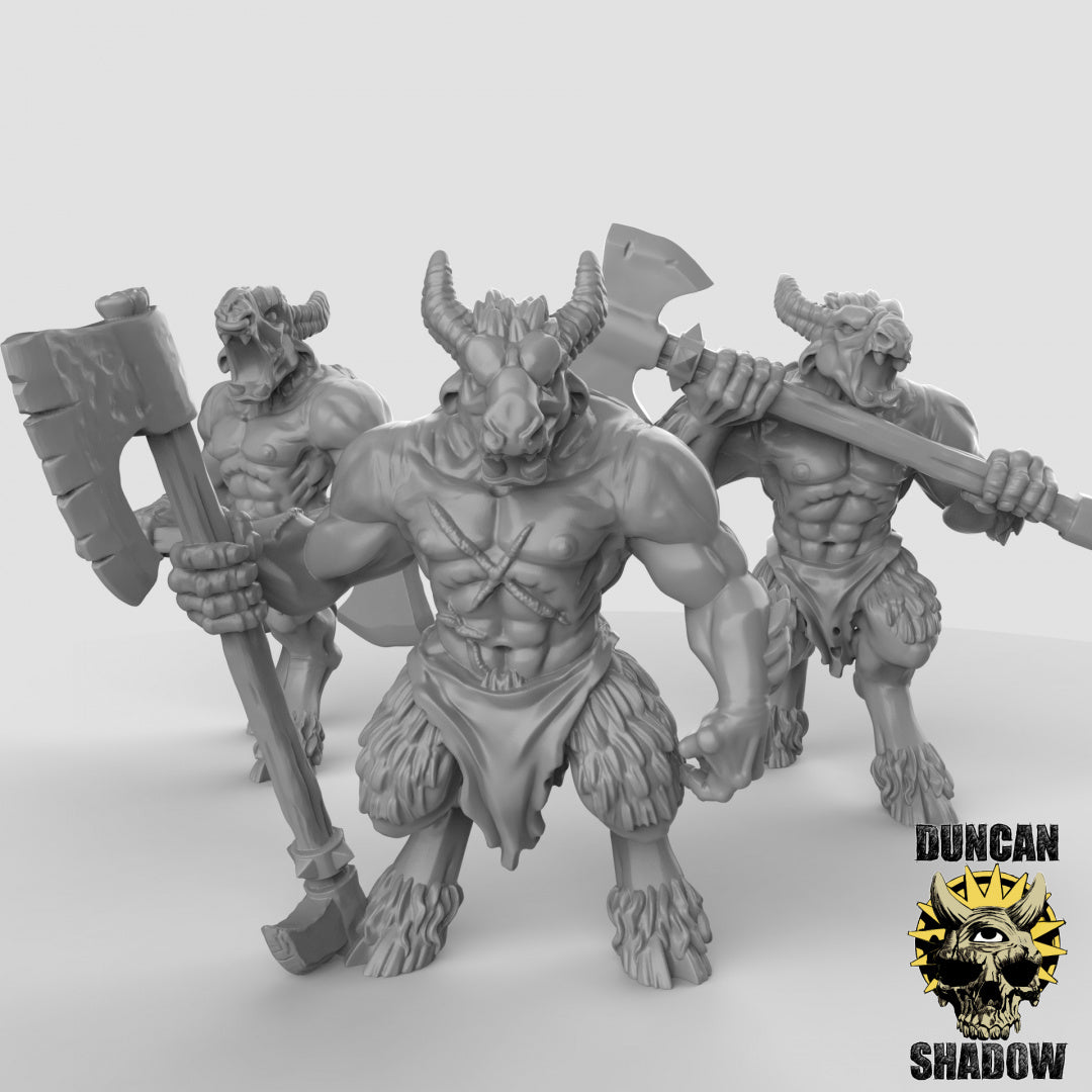 Beastmen, Multipart Kit | Duncan Shadow | Compatible with Dungeons & Dragons and Pathfinder