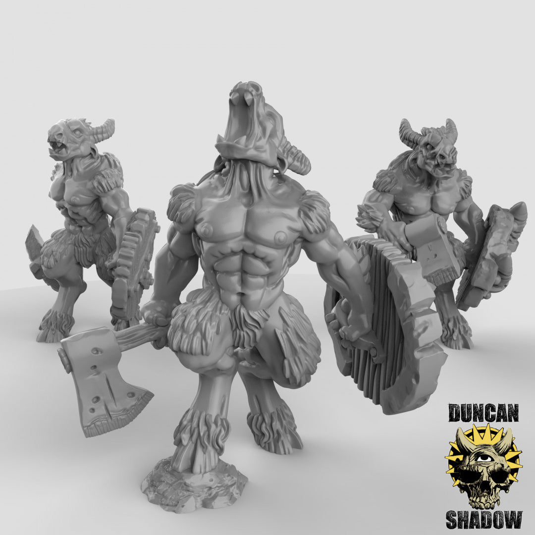 Beastmen, Multipart Kit | Duncan Shadow | Compatible with Dungeons & Dragons and Pathfinder