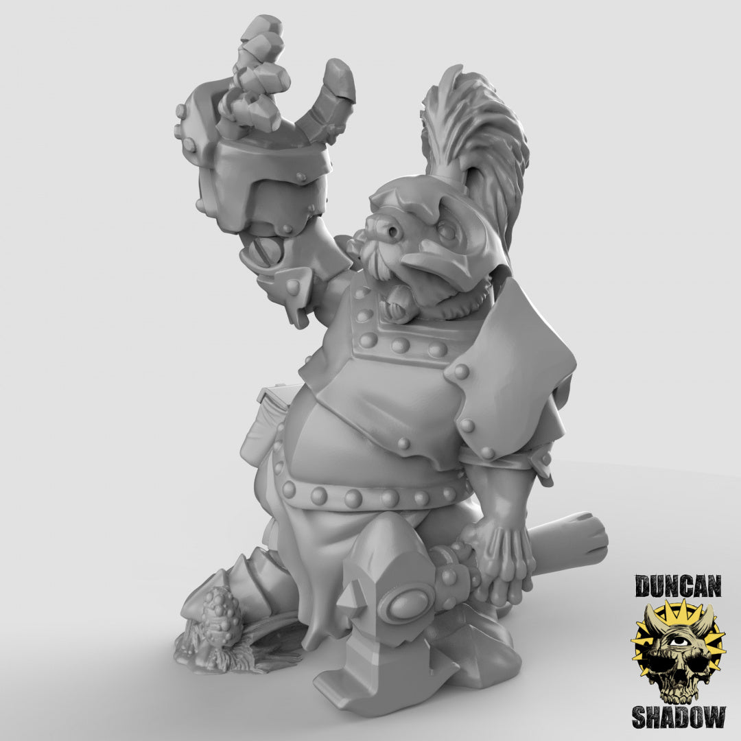 Beaver Folk Champion | Duncan Shadow | Compatible with Dungeons & Dragons and Pathfinder