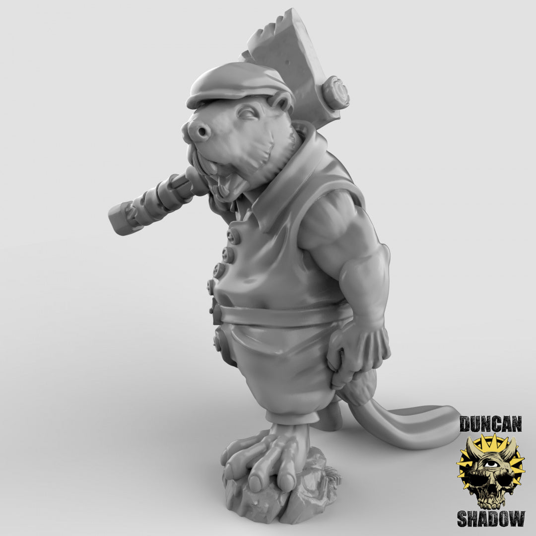 Beaver Folk Lumberjacks With Axes | Duncan Shadow | Compatible with Dungeons & Dragons and Pathfinder