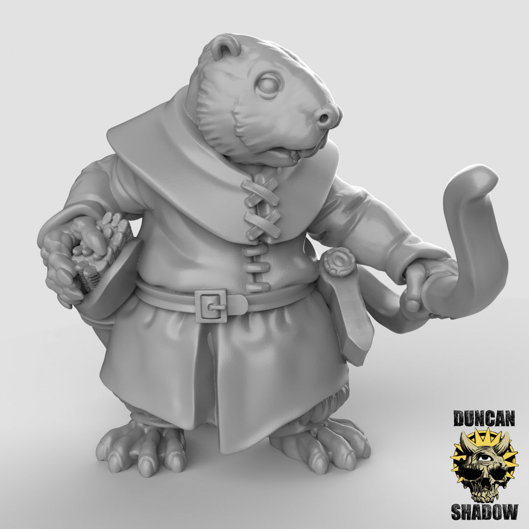 Beaver Folk Rangers With Bows | Duncan Shadow | Compatible with Dungeons & Dragons and Pathfinder
