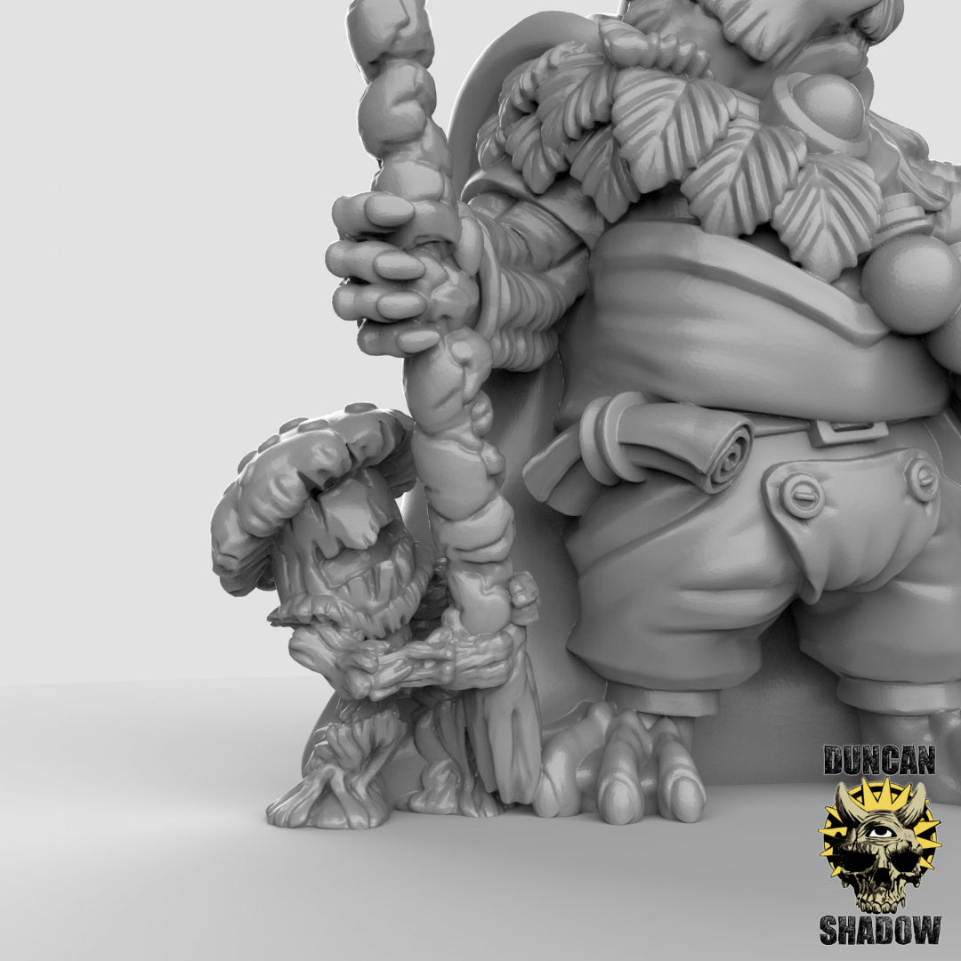 Beaver Folk Shaman | Duncan Shadow | Compatible with Dungeons & Dragons and Pathfinder