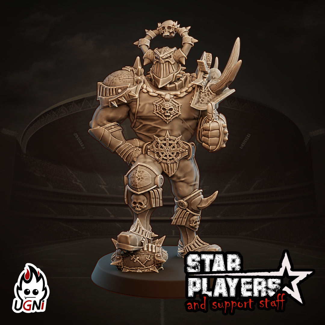 Lord Bordak - Jugador estrella del caos - Fantasy Football - Miniaturas Ugni