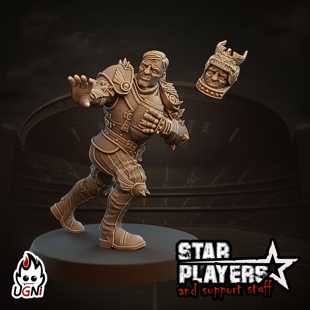 Briff - Jugador estrella humano - Fantasy Football - Miniaturas Ugni