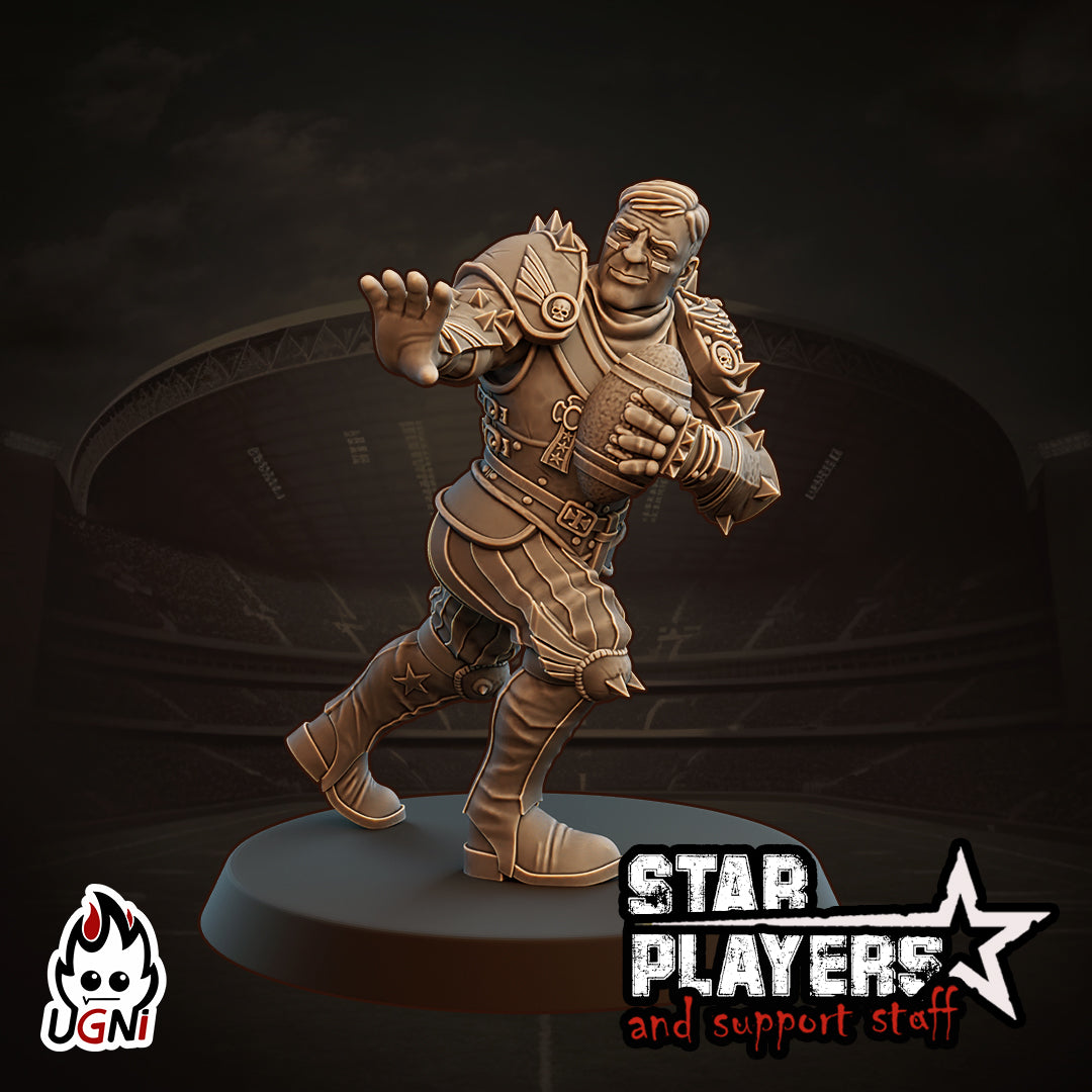 Briff - Jugador estrella humano - Fantasy Football - Miniaturas Ugni