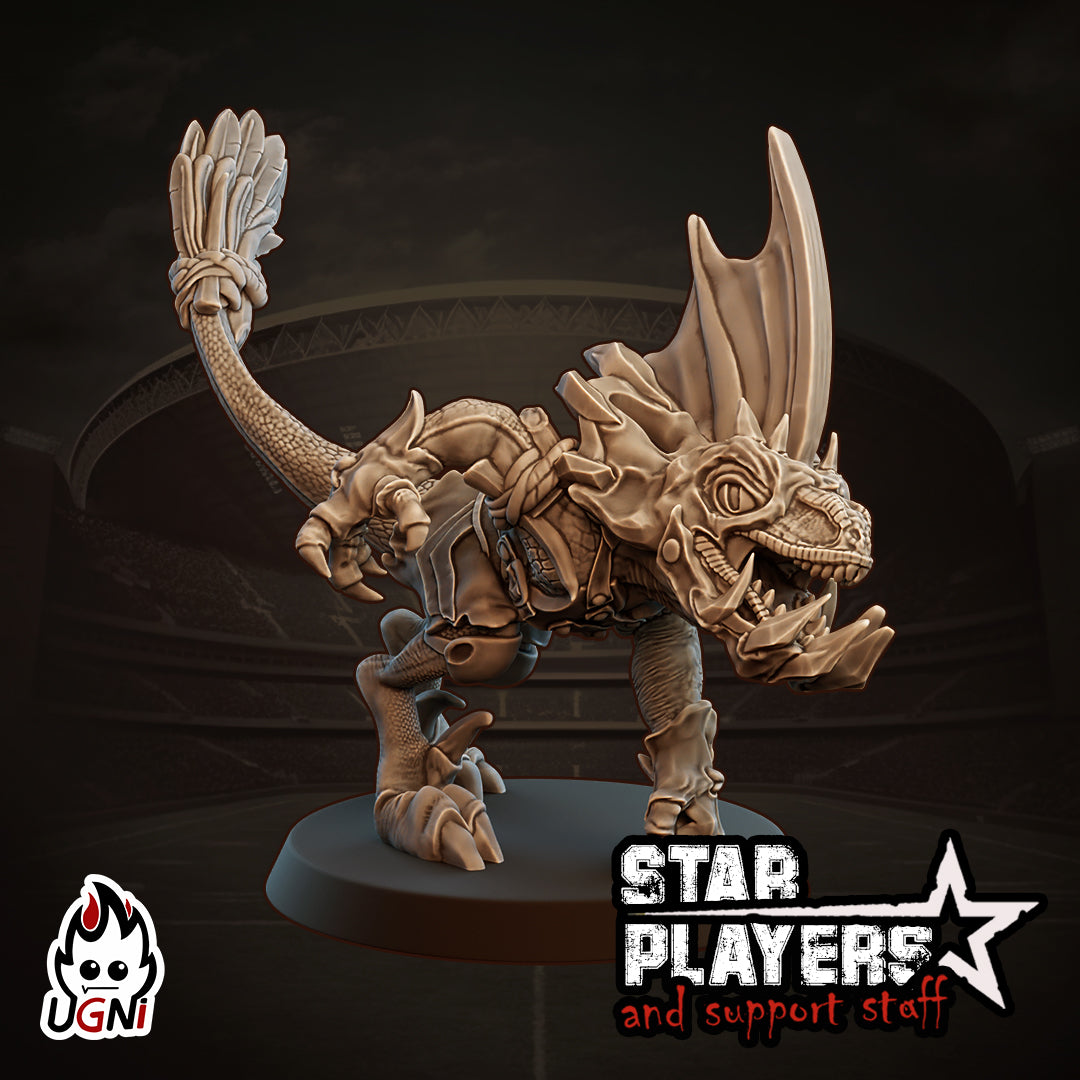 Bron & Brobl - Jugadores estrella de los Hombres Lagarto - Fantasy Football - Miniaturas Ugni