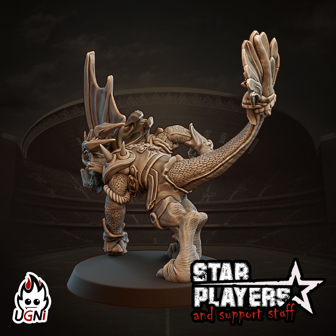 Bron & Brobl - Jugadores estrella de los Hombres Lagarto - Fantasy Football - Miniaturas Ugni
