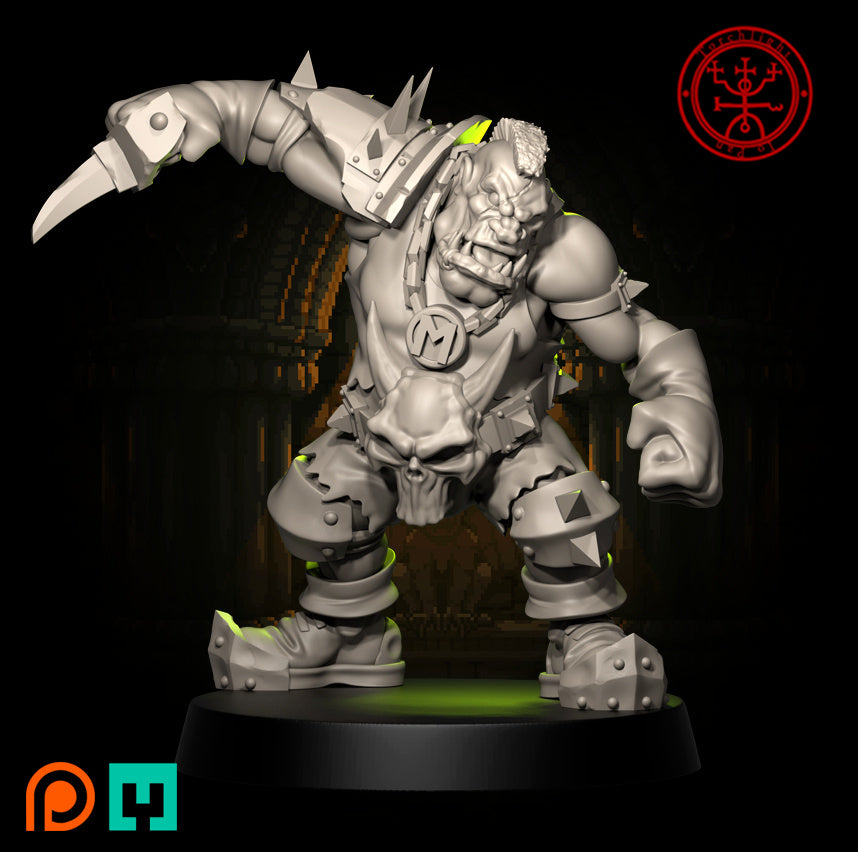 Broszh 'n Blow- Ogre Star Player - Fantasy Football - Modelos de antorchas