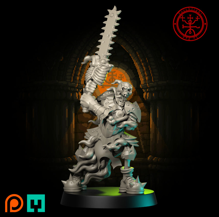 Bryce Chopblock - Jugador estrella no muerto - Fantasy Football - Modelos de antorchas